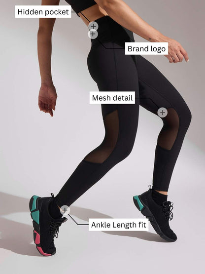 Mesh Detail Leggings