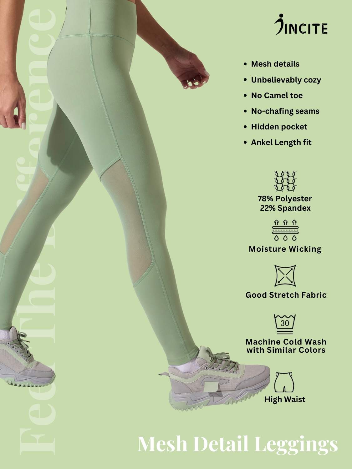 Mesh Detail Leggings