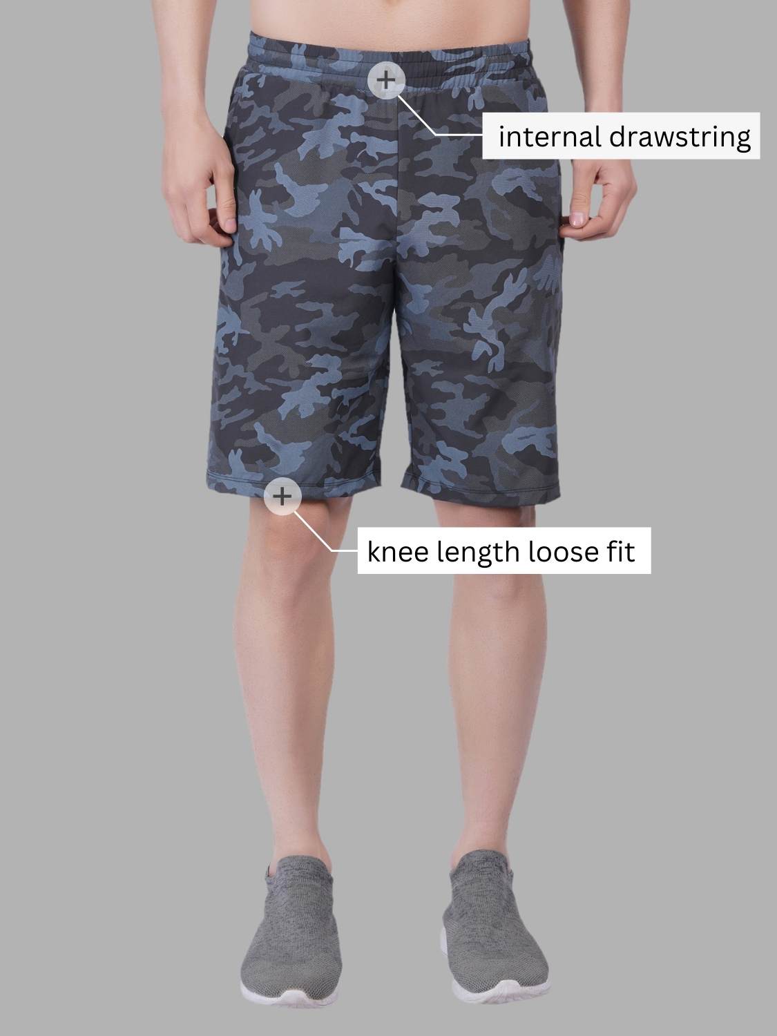 Woven Camo shorts