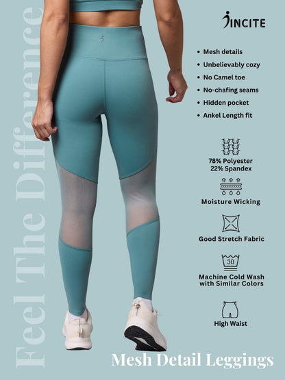 Mesh Detail Leggings