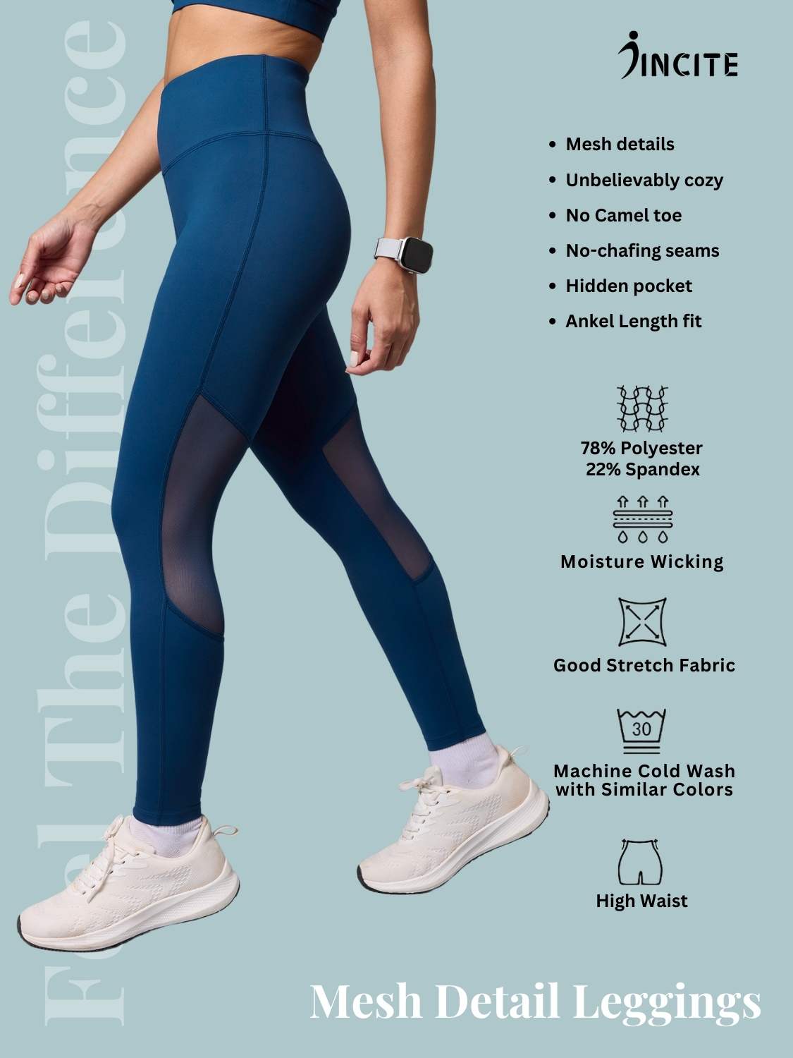 Mesh Detail Leggings